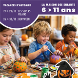 Programme La Maison des enfants - Vacances d'automne