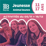 Programme Jeunesse - novembre / décembre 2025