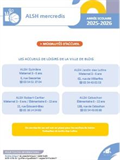 ALSH  mercredis 2025-2026