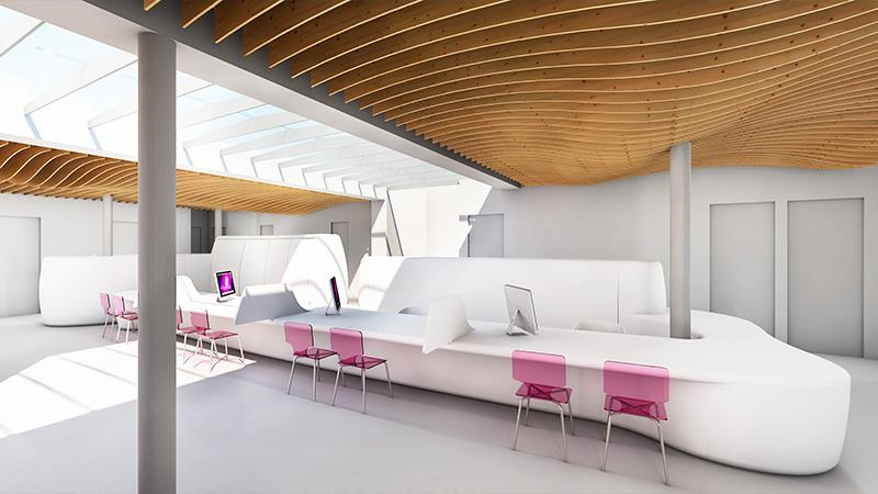 Les travaux de réaménagement de l'accueil de la mairie