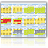 Calendrier des dates de réservation à respecter 2024-2025