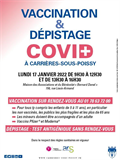 Opération de vaccination et de dépistage contre la COVID-19