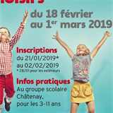 Inscription Accueil de loisirs Printemps 2019 Inscription Accueil de loisirs Printemps 2019