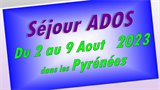 Séjour Ados 14-17ans