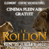 Cinéma plein air “Le Roi Lion”