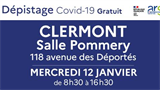 Dépistage gratuit de la Covid-19 à Clermont