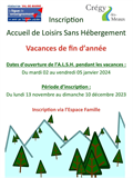 Vacances de fin d'année