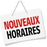 Horaires d'ouverture au public à partir du 10 juillet 2023