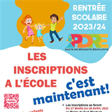 Incriptions dans les écoles de la commune