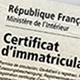 Immatriculation / carte grise