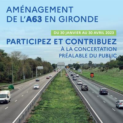 Concertation préalable aménagement de l'A63/A660 Concertation préalable aménagement de l'A63/A660