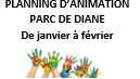 PLANNING D'ANIMATION PARC DE DIANE MATERNELLE