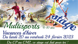 Planning Multisports des vacances d'hiver Planning Multisports des vacances d'hiver