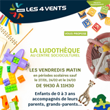 Atelier Ludothèque - 0-3 ans