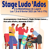Stage Ludo'Ados - vacances d'hiver 2023