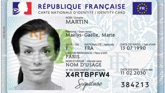 Carte d'identité