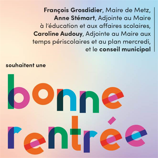 Bonne rentrée 2023 ! Bonne rentrée 2023 !