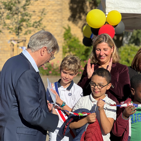 Inauguration des cours végétalisées de l’école primaire biculturelle de la Seille & du laboratoire de langue allemande