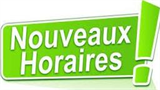 Horaires de l'accueil enfance