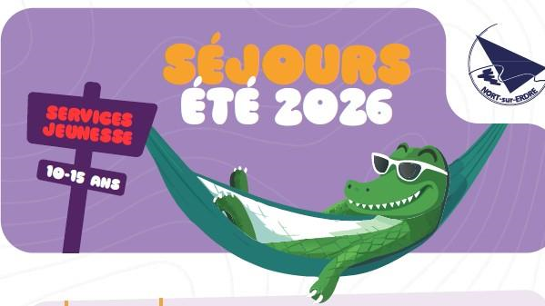 Programme Séjours Jeunesse été 2026