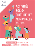 ACTIVITÉS SOCIO-CULTURELLES MUNICIPALES 2023-2024