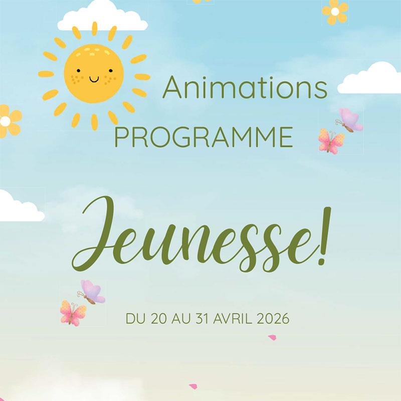 Animations jeunes vacances Printemps 2026