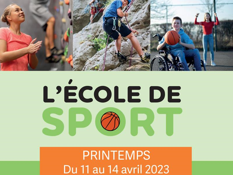 Ecole de sport : printemps 2023