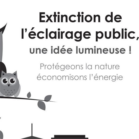 EXTINCTION DE L'ECLAIRAGE PUBLIC