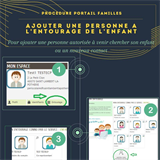 Ajouter une personne à l'entourage de l'enfant