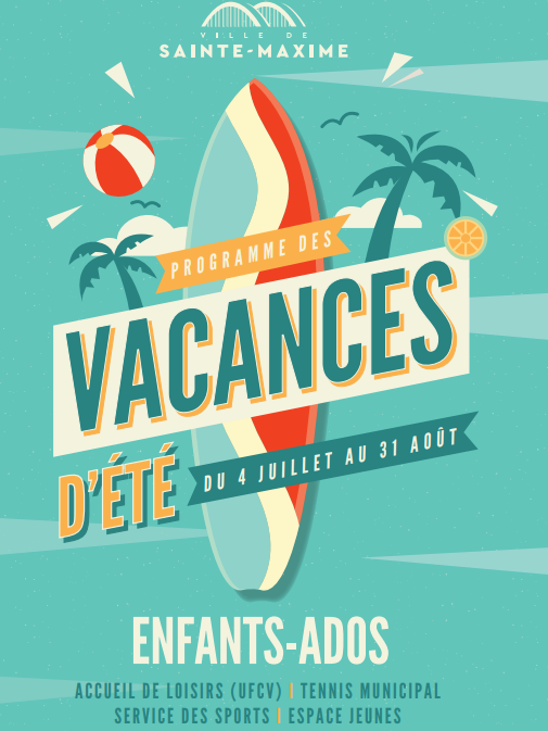 Brochure des Vacances d'été 