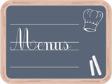 Menus du mois d'avril
