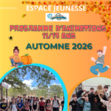 Espace Jeunesse Rep'@ire - Vacances d'automne 2026