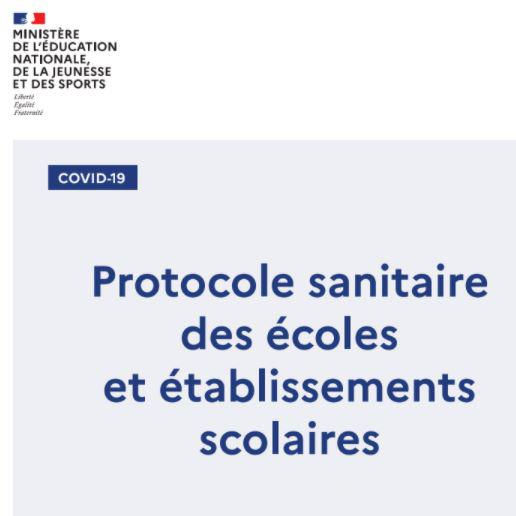 Nouveau protocole sanitaire