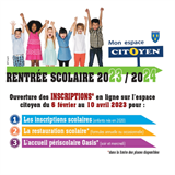 Inscriptions scolaires 2023-2024