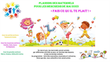 Planning des maternels Mai et Juin 2023
