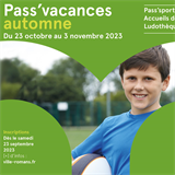 Pass'vacances automne 2023
