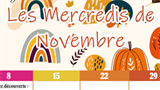 Plannings des mercredis de novembre 2023