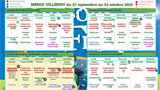 Menus de la restauration scolaire et des goûters