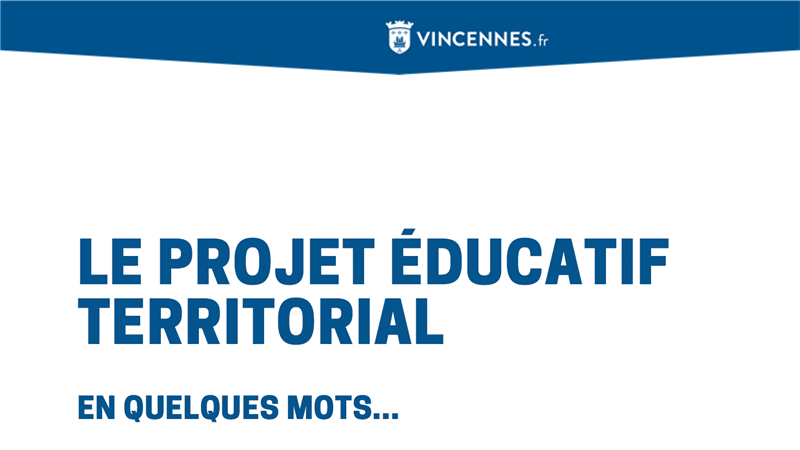 Projet Educatif Territorial